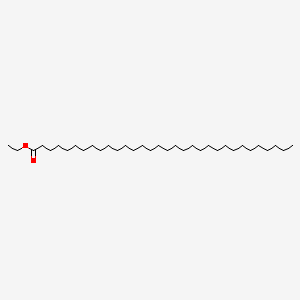 molecular formula C34H68O2 B1223010 Ethyl dotriacontanoate CAS No. 29030-82-8