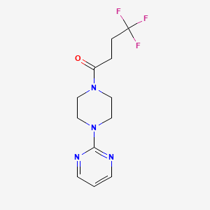 4,4,4-Trifluoro-1-[4-(pyrimidin-2-yl)piperazin-1-yl]butan-1-one