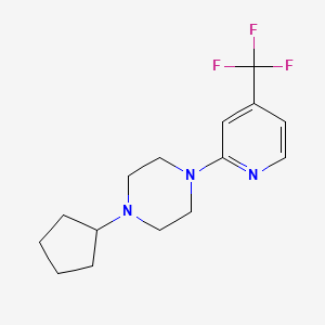 1-Cyclopentyl-4-[4-(trifluoromethyl)pyridin-2-yl]piperazine