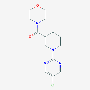 4-[1-(5-Chloropyrimidin-2-yl)piperidine-3-carbonyl]morpholine