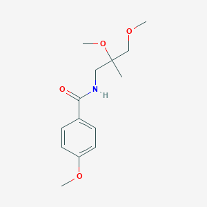 N-(2,3-dimethoxy-2-methylpropyl)-4-methoxybenzamide