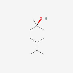 molecular formula C10H18O B1223024 2-Cyclohexen-1-ol, 1-methyl-4-(1-methylethyl)-, trans- CAS No. 29803-81-4