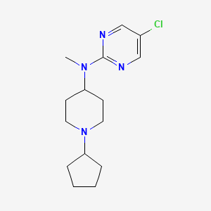 5-chloro-N-(1-cyclopentylpiperidin-4-yl)-N-methylpyrimidin-2-amine