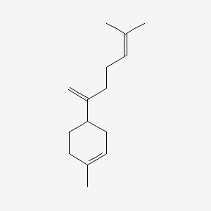 molecular formula C15H24 B1223026 1-Methyl-4-(6-methylhepta-1,5-dien-2-yl)cyclohex-1-ene CAS No. 21902-26-1