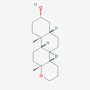 molecular formula C19H32O2 B1223029 D-Homo-17a-oxa-5alpha-androstan-3beta-ol CAS No. 6947-41-7