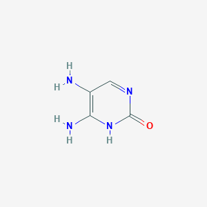 molecular formula C4H6N4O B1223030 4,5-Diaminopyrimidin-2-ol CAS No. 23899-73-2