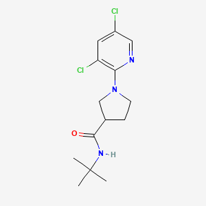 N-tert-butyl-1-(3,5-dichloropyridin-2-yl)pyrrolidine-3-carboxamide