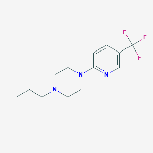 1-(Butan-2-yl)-4-[5-(trifluoromethyl)pyridin-2-yl]piperazine