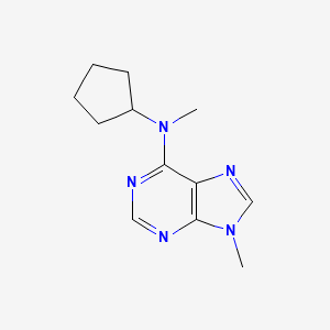 N-cyclopentyl-N,9-dimethyl-9H-purin-6-amine