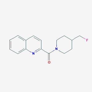 2-[4-(Fluoromethyl)piperidine-1-carbonyl]quinoline