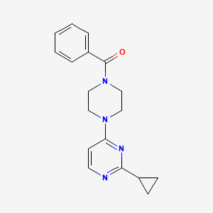 4-(4-Benzoylpiperazin-1-yl)-2-cyclopropylpyrimidine