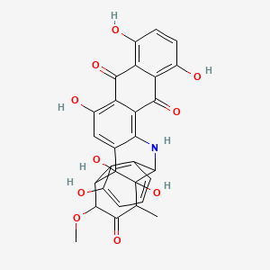 molecular formula C29H23NO10 B1223041 Dynemicin O CAS No. 138370-12-4