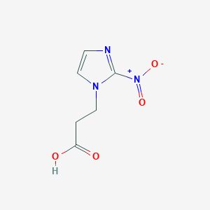 molecular formula C6H7N3O4 B1223043 3-(2-Nitro-1h-imidazol-1-yl)propanoic acid CAS No. 97762-32-8