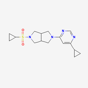 4-[5-(Cyclopropanesulfonyl)-octahydropyrrolo[3,4-c]pyrrol-2-yl]-6-cyclopropylpyrimidine