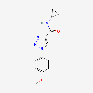 N-cyclopropyl-1-(4-methoxyphenyl)-1H-1,2,3-triazole-4-carboxamide