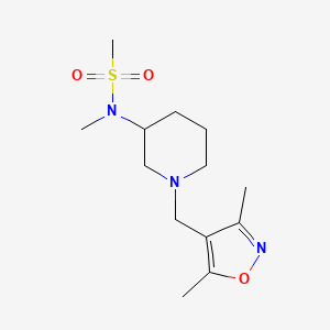 N-{1-[(3,5-dimethyl-1,2-oxazol-4-yl)methyl]piperidin-3-yl}-N-methylmethanesulfonamide