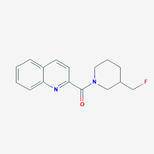 2-[3-(Fluoromethyl)piperidine-1-carbonyl]quinoline