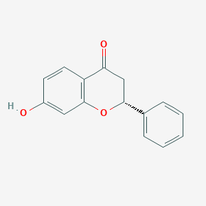 molecular formula C15H12O3 B1223057 (2R)-7-hydroxyflavanone 