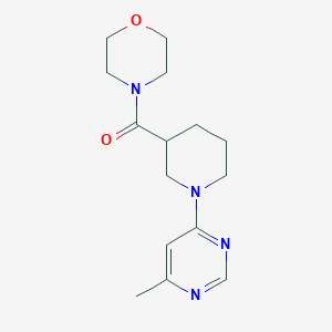 4-[1-(6-Methylpyrimidin-4-yl)piperidine-3-carbonyl]morpholine