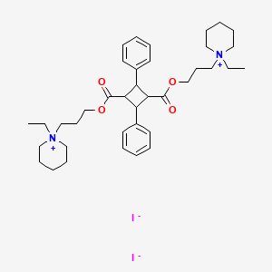 molecular formula C38H56I2N2O4 B1223058 Truxipicurium Iodide CAS No. 35515-77-6