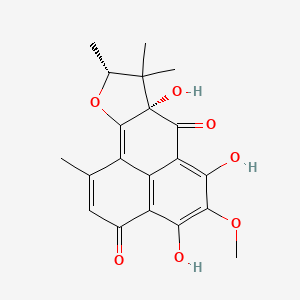 molecular formula C20H20O7 B1223060 Herqueinone CAS No. 26871-30-7