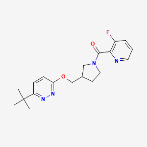 3-Tert-butyl-6-{[1-(3-fluoropyridine-2-carbonyl)pyrrolidin-3-yl]methoxy}pyridazine