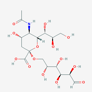 molecular formula C17H29NO14 B1223061 N-Acetylneuraminyl-(2-6)-galactose CAS No. 35259-23-5
