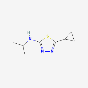 5-cyclopropyl-N-(propan-2-yl)-1,3,4-thiadiazol-2-amine