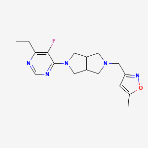 4-Ethyl-5-fluoro-6-{5-[(5-methyl-1,2-oxazol-3-yl)methyl]-octahydropyrrolo[3,4-c]pyrrol-2-yl}pyrimidine