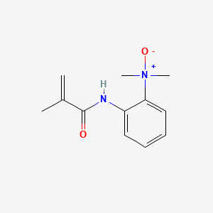 molecular formula C12H16N2O2 B1223070 Poly-N,N-dimethylaminophenylene methacrylamide N-oxide CAS No. 81527-00-6