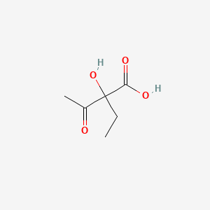 molecular formula C6H10O4 B1223072 2-Aceto-2-hydroxybutanoate CAS No. 3142-65-2