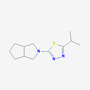 2-{Octahydrocyclopenta[c]pyrrol-2-yl}-5-(propan-2-yl)-1,3,4-thiadiazole