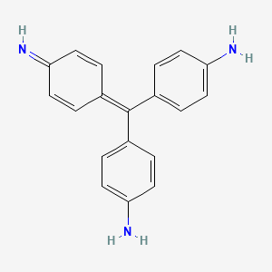 molecular formula C19H17N3 B1223075 C.I. Basic Red 9 CAS No. 479-73-2