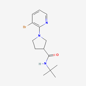 1-(3-bromopyridin-2-yl)-N-tert-butylpyrrolidine-3-carboxamide