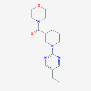 4-[1-(5-Ethylpyrimidin-2-yl)piperidine-3-carbonyl]morpholine