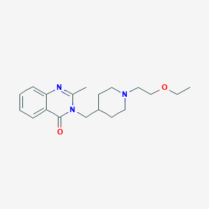 3-{[1-(2-Ethoxyethyl)piperidin-4-yl]methyl}-2-methyl-3,4-dihydroquinazolin-4-one