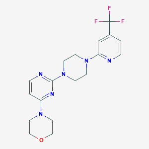 4-(2-{4-[4-(Trifluoromethyl)pyridin-2-yl]piperazin-1-yl}pyrimidin-4-yl)morpholine