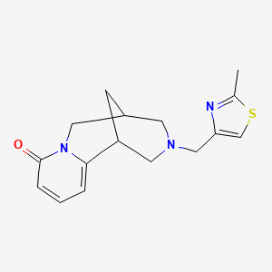 11-[(2-Methyl-1,3-thiazol-4-yl)methyl]-7,11-diazatricyclo[7.3.1.0^{2,7}]trideca-2,4-dien-6-one