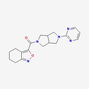 3-[5-(Pyrimidin-2-yl)-octahydropyrrolo[3,4-c]pyrrole-2-carbonyl]-4,5,6,7-tetrahydro-2,1-benzoxazole