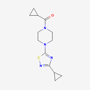 1-Cyclopropanecarbonyl-4-(3-cyclopropyl-1,2,4-thiadiazol-5-yl)piperazine