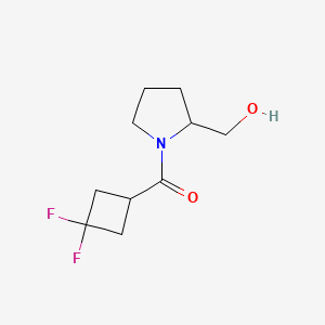 [1-(3,3-Difluorocyclobutanecarbonyl)pyrrolidin-2-yl]methanol