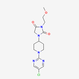 1-[1-(5-Chloropyrimidin-2-yl)piperidin-4-yl]-3-(2-methoxyethyl)imidazolidine-2,4-dione