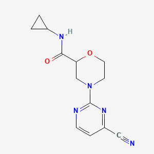 4-(4-cyanopyrimidin-2-yl)-N-cyclopropylmorpholine-2-carboxamide