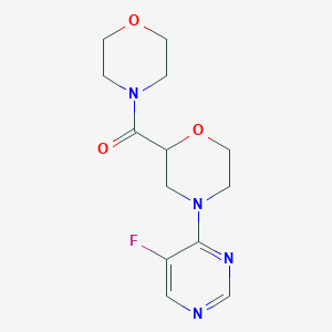 4-(5-Fluoropyrimidin-4-yl)-2-(morpholine-4-carbonyl)morpholine