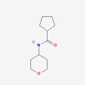 N-(oxan-4-yl)cyclopentanecarboxamide