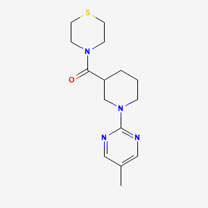 4-[1-(5-Methylpyrimidin-2-yl)piperidine-3-carbonyl]thiomorpholine