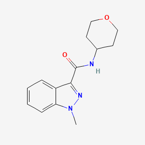 1-methyl-N-(oxan-4-yl)-1H-indazole-3-carboxamide