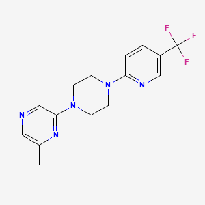 2-Methyl-6-{4-[5-(trifluoromethyl)pyridin-2-yl]piperazin-1-yl}pyrazine