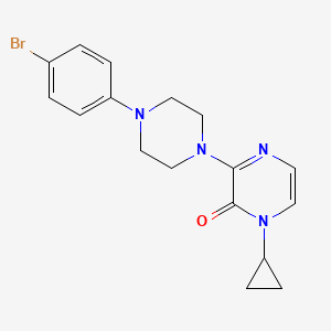 3-[4-(4-Bromophenyl)piperazin-1-yl]-1-cyclopropyl-1,2-dihydropyrazin-2-one