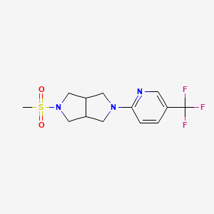 2-{5-Methanesulfonyl-octahydropyrrolo[3,4-c]pyrrol-2-yl}-5-(trifluoromethyl)pyridine